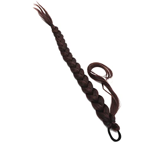 WOFASHPURET Geflochtene Pferdeschwanz Extensions Aus Synthetik Für Frauen Langes Haarteil Zur Haarverlängerung Für Alltag Und Feiern von WOFASHPURET