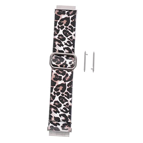 WOFASHPURET Geflochtenes Nylon Armband Für Galaxy Watch 3 & Active Anpassbares Elastisches Watch Band Im B Leopard Muster 20mm Stylischer Ersatz Für Ihr Smartwatch Armband von WOFASHPURET
