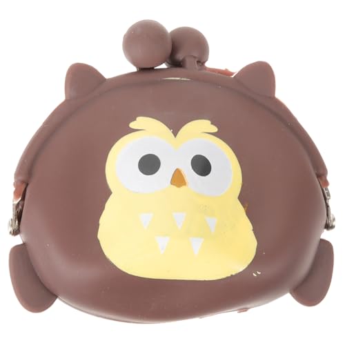 WOFASHPURET Cartoon Katzenkopf Münzbeutel Aus Silikon Niedlicher Wechselgeldbeutel Für Damen Und Mädchen Für Karten Bargeld Und Kleingeld Leicht Und Handlich Für Alltag von WOFASHPURET