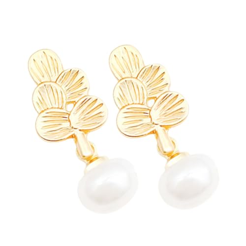 WOFASHPURET Geometrische Perlen Ohrstecker Damen Ohrschmuck Modisch Elegant Geeignet für Hochzeit Valentinstag Geburtstag Alltag Party von WOFASHPURET