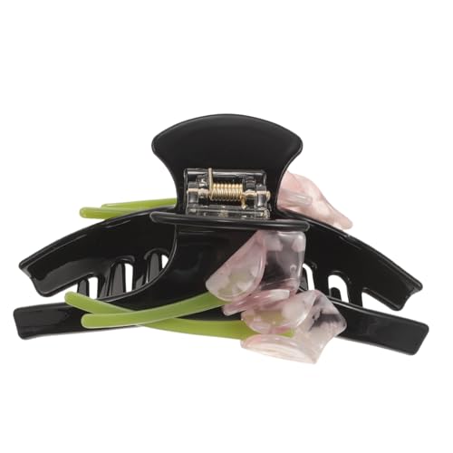 WOFASHPURET Große Blumen Haarklammer Acetat Haarkralle für Dünnes und Dickes Haar Damen Haarspange Stabil Dekorativ für Alltag Hochzeit Party Frisur von WOFASHPURET