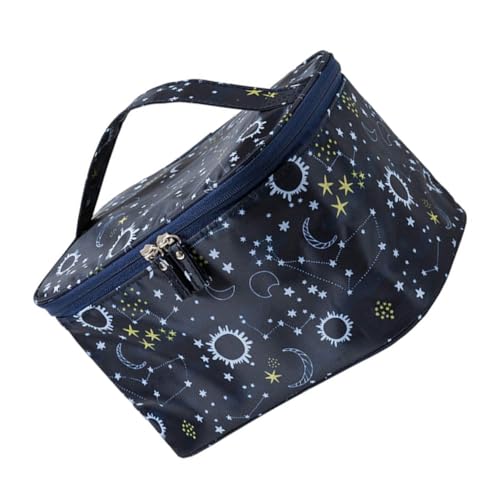 WOFASHPURET Große Multifunktionale Oxford Kosmetiktasche mit Reißverschluss Handlich und Robust als Kulturbeutel und Reise Make Up Aufbewahrung für Damen und Herren von WOFASHPURET