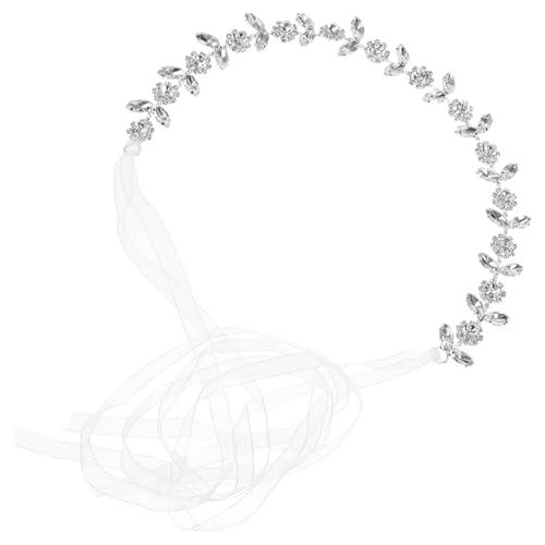WOFASHPURET Damen Stirnband Mit Strass Haar Band Für Hochzeit Braut Kopfschmuck Haarschmuck Für Frauen Mädchen Frisuren Schmuck von WOFASHPURET