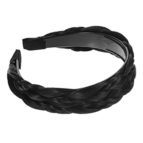 WOFASHPURET Haarreif Mit Geflochtenem Design Breiter Synthetischer Haarband Für Stilvolle Outfits Und Täglichen Gebrauch Geeignet Für Sport Und WOFASHPURET Haarreif Mit Geflochtenem Design Breiter Synthetischer Haarband Für Stilvolle Outfits Und Täglichen Gebrauch Geeignet Für Sport Und von WOFASHPURET