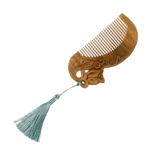 WOFASHPURET Haarschneidekamm aus Holz Kopfhautmassage Kamm Kompakter Holzkamm für Entspannende Kopfhautmassage für und Männer von WOFASHPURET