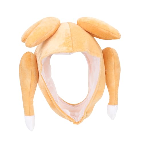 WOFASHPURET Lustiger Hut Trommelstock-design Truthahnhut Aus Plüsch für Karneval Rollenspiele Party von WOFASHPURET