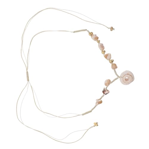 WOFASHPURET Hawaiian Muschel Halskette mit Handgefertigtem Conch Anhänger Leichtes Boho Strand Schmuckstück für Damen Sommerliche Urlaubsaccessoires mit Maritimem Design von WOFASHPURET