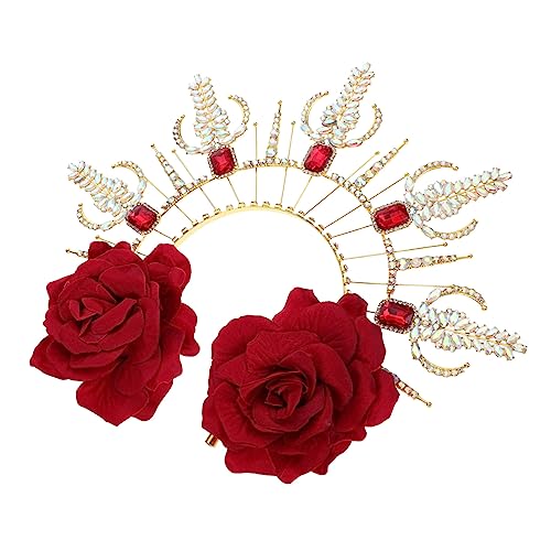WOFASHPURET Heiligenschein-stirnband Marien-stirnband Dekorative Kopfbedeckung Tanzparty-kopfbedeckung von WOFASHPURET