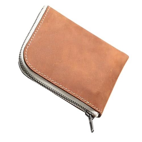 WOFASHPURET Mini-geldbörse Für Herren Modisches Kartenetui Aus Echtem Material Mit Münzeinsatz Praktisch Und Langlebig Für Kreditkarten Und Ausweise von WOFASHPURET