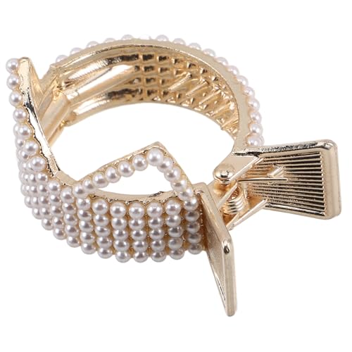 WOFASHPURET Haarspange Für Pferdeschwanz Mit Kunstperlen-design Katzenohr-form Für Damen Mit Langem Haar Bequemer Clip Zum Halten Und Stylen von WOFASHPURET