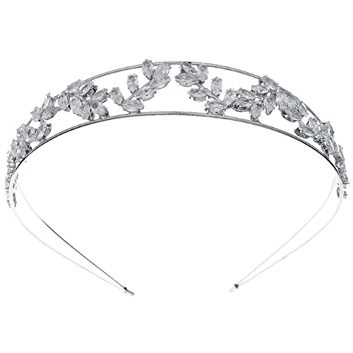 WOFASHPURET Hochzeits-Stirnband Brautschmuck Blatt Haarband -Haarband Blatt Stirnband hochzeitshaar schmuck wedding hair accessories haarschmuck Strasssteine Kopfbedeckung Zinklegierung von WOFASHPURET