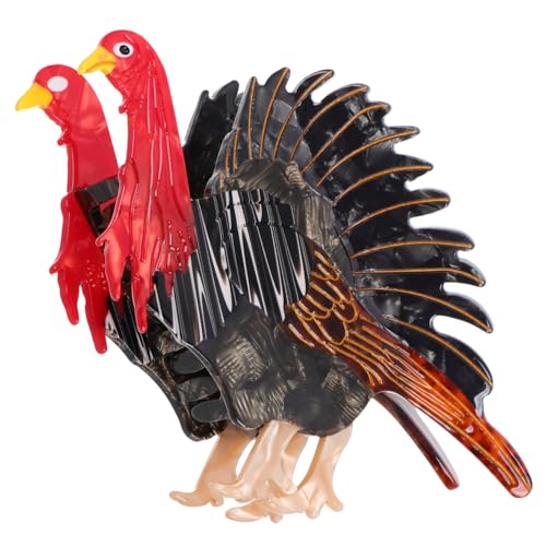 WOFASHPURET Hübscher Hühner Haarclip für Frauen Kreative Tier Haarspange im Hühnerdesign Große Klammer für Dickes Haar Niedliches Haaraccessoire für Mittellange Lange Frisuren Rutschfest von WOFASHPURET