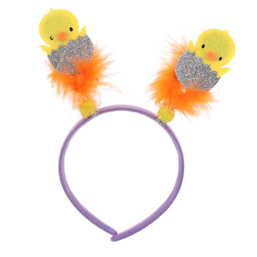 WOFASHPURET Hühner Haarreif Osterkostümzubehör Cartoon Stirnband Für Ostern Party Kopfbedeckung Mit Dekorativem Haarband Für Junge Mädchen Und Erwachsene von WOFASHPURET
