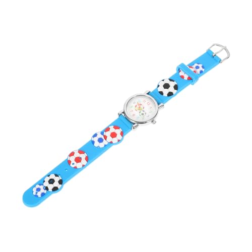 WOFASHPURET Junge Mädchen Armbanduhr Mit Fußball-Muster Cartoon Design Leicht Und Für Jungen Und Mädchen Geschenkidee Für Geburtstag Und Feiertage von WOFASHPURET