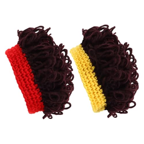 WOFASHPURET Junge Mädchen Hut Mit Perücke Fotorequisiten Für Junge Mädchen Cosplay-kopfbedeckung Realistisches Design Für Foto-shootings Und Partys von WOFASHPURET