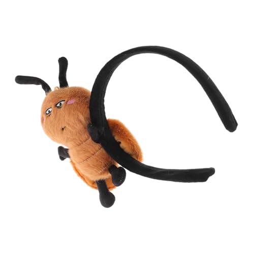WOFASHPURET Skurriles Plüsch Stirnband Mit Kakerlakenmotiv Für Erwachsene Verspieltes Kostümzubehör Für Cosplay Party Feier Und Foto Originelles Kopfbedeckung Accessoire von WOFASHPURET