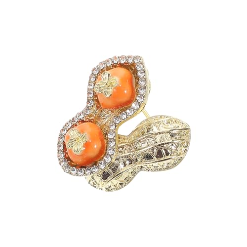 WOFASHPURET Kaki Brosche Kristall Brosche Erdnussschmuck Gewandkragennadel Wäscheklammer Brosche in Fruchtform Kleiderabzeichen Kleiderclip Strass-fruchtbrosche Bruststift Orange Zinklegierung WOFASHPURET Kaki Brosche Kristall Brosche Erdnussschmuck Gewandkragennadel Wäscheklammer Brosche in Fruchtform Kleiderabzeichen Kleiderclip Strass-fruchtbrosche Bruststift Orange Zinklegierung von WOFASHPURET