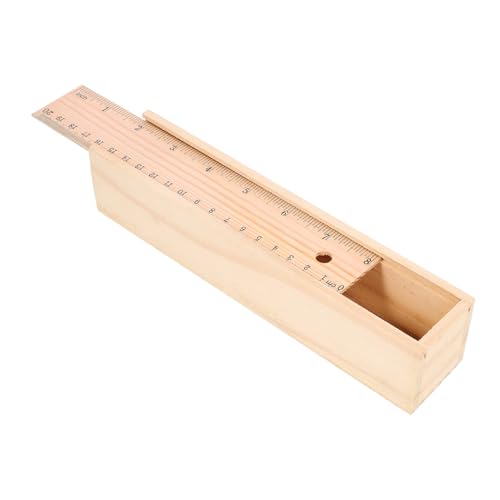 WOFASHPURET Kasten Federmäppchen aus Holz unfertiges unbemalte Aufbewahrungsbox Schreibtisch schubladenbox schreibtischschublade schublade stiftetui Flaches Federmäppchen Schmuck Bleistift von WOFASHPURET