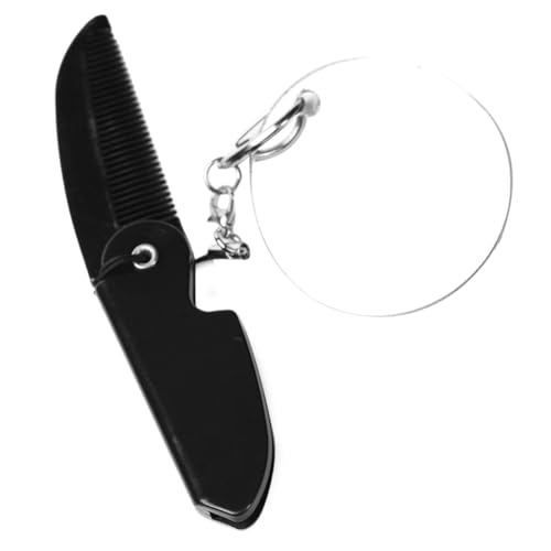 WOFASHPURET Klappkamm Auf Keychain Barbier Kleiner Faltbarer Kamm Faltbarer Feinzahnkamm Faltbarer Bartkamm Körperpflege Zusammenklappbarer Taschenkamm Männer Kämmen Lockig Kamm: Kunststoff von WOFASHPURET
