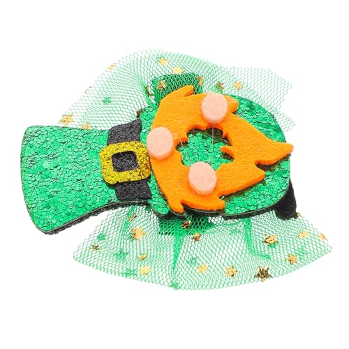 WOFASHPURET Kleeblatt-kopfschmuck Netzkopfschmuck Für Mädchen Party Haarspange Kleeblätter Haarnadel Tüll Design Kopfbedeckung Accessoire Requisite Dekorativ Feier von WOFASHPURET