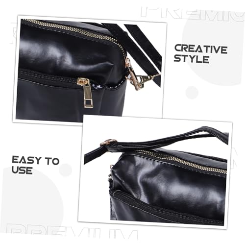 WOFASHPURET Mini-umhängetasche Für Damen Aus Pu Mit Fächern Trendige Kleine Umhängetasche Für Arbeit Schule Und Kurztrips Verstellbarer Riemen von WOFASHPURET