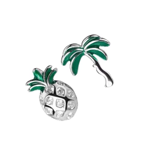 WOFASHPURET Kokosohrringe Ohrtropfen-Kokosnussbaum Frau Ohrring Ananas-Ohrtropfen unregelmäßiger Ohrring Frau Ohrtropfen Silver WOFASHPURET Kokosohrringe Ohrtropfen-Kokosnussbaum Frau Ohrring Ananas-Ohrtropfen unregelmäßiger Ohrring Frau Ohrtropfen Silver von WOFASHPURET