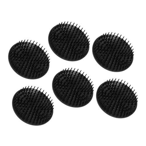 WOFASHPURET Kopfhautmassagebürste 6 Stück Tragbar für Männer und Frauen Duschkamm Shampoo Schrubber für Haarwachstum Kopfhaut Massagegerät zur Entfernung von Schuppen von WOFASHPURET