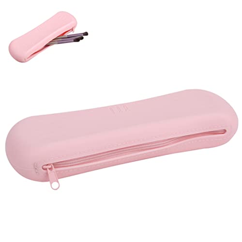 WOFASHPURET Kosmetikbeutel Aus Silikon Für Make-up-Pinsel Reise-pinseltasche Mit Reißverschluss Organizer Für Pinsel Kompakt Und Leicht Für Unterwegs von WOFASHPURET