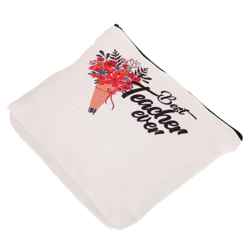 WOFASHPURET Kosmetiktasche Mit Aufschrift Lehrer-Anerkennung Reise-Kosmetiktasche Tragbare Kulturtasche Für Frauen Reißverschluss Für Make-up Lippenstifte Reisen Camping Heimgebrauch von WOFASHPURET