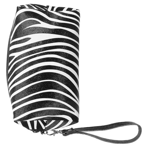 WOFASHPURET Kosmetiktasche Zebra Design Große Kapazität Schminktasche mit Fächern für Damen Vielseitig Einsetzbar Toilettentasche oder Aufbewahrungstasche für Reisen von WOFASHPURET