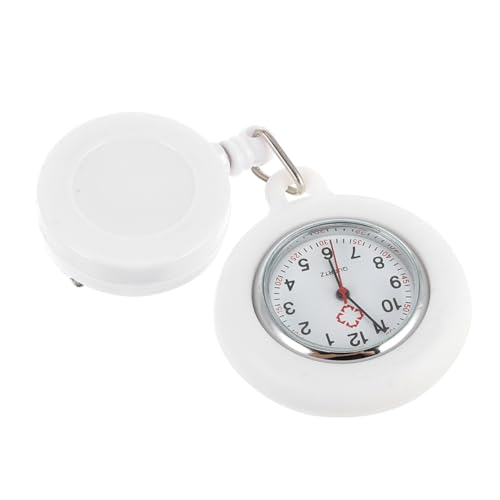 WOFASHPURET Krankenschwesteruhr Mit Einziehbarem Clip Pflege Uhr Aus Silikon Taschenuhr Für Krankenschwestern Abnehmbare Schutzhülle Praktisches Design von WOFASHPURET