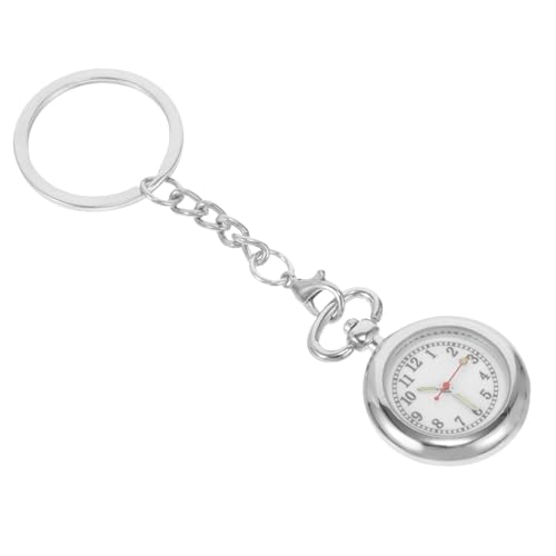 WOFASHPURET Krankenschwester Taschenuhr Mit Schlüsselanhänger Und Clip Filigrane Brosche Für Damen Tragbare Quarzuhr Für Ärzte Und Pflegekräfte von WOFASHPURET