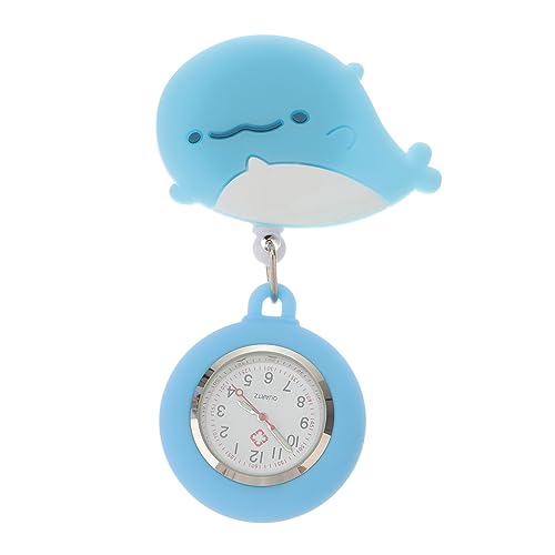 WOFASHPURET Cartoon Design Nurse Fob Watch Silikon Mit Leuchtfunktion Clip Uhr Für Krankenschwestern Und Ärzte Leicht Und Tragbar Für Alltag Im Gesundheitswesen von WOFASHPURET