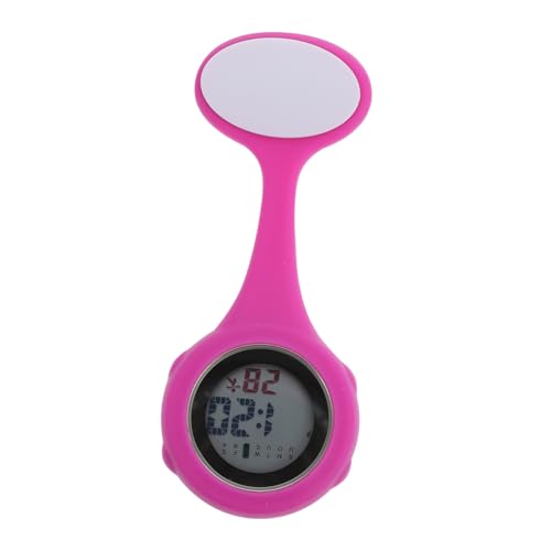 WOFASHPURET Pflegeuhr Mit Pin-Design Hängend Für Krankenschwester Arztuhr Medizinische Silikonuhr Abnehmbare Taschenuhr Uhrzeit Anzeige von WOFASHPURET
