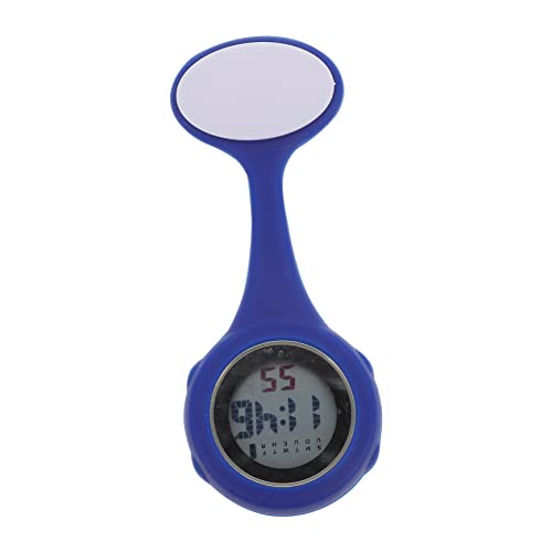 WOFASHPURET Runde Zifferblatt Krankenschwesteruhr Aus Silikon Mit Abnehmbarem Gehäuse Multifunktionale Taschenuhr Für Pflegekräfte Leicht Und Tragbar Für Täglichen Einsatz von WOFASHPURET