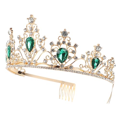 WOFASHPURET Krone Haarschmuck Tiara-Stirnband Tiara für die Hochzeit der Braut hochzeitshaar schmuck wedding hair accessories Feenkronen für Frauen Hochzeitskopfschmuck für die Braut luxuriös von WOFASHPURET