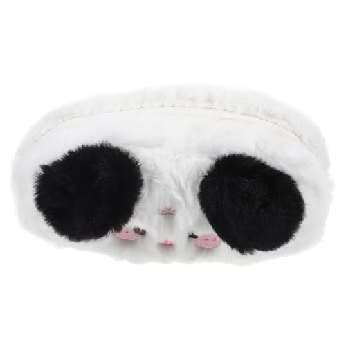 WOFASHPURET Schminktasche Aus Plüsch Für Damen Reise-kulturtasche Im Cartoon-Stil Tragbar Mit Reißverschluss Zur Aufbewahrung Von Kosmetika Toilettenartikeln Und Schmuck Klein Und Praktisch von WOFASHPURET