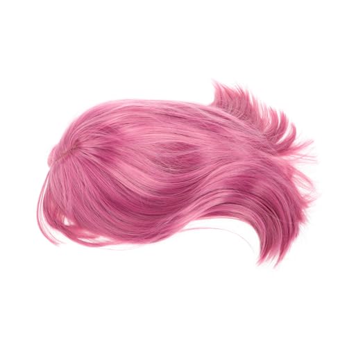 WOFASHPURET Kurze Violette Perücke Synthetikfaser Natürliche Ausstrahlung für Damen Cosplay Partys und Hitzebeständig Bequemes Tragegefühl von WOFASHPURET