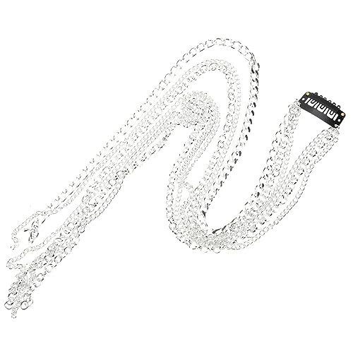 WOFASHPURET Lange Quaste Haarkette mit Strasssteinen Stilvolle Haarspange für und Mädchen für Besondere Anlässe und Alltag Einfach Anzubringen Schont das Haar Sorgt für Einen Auffälligen Look von WOFASHPURET