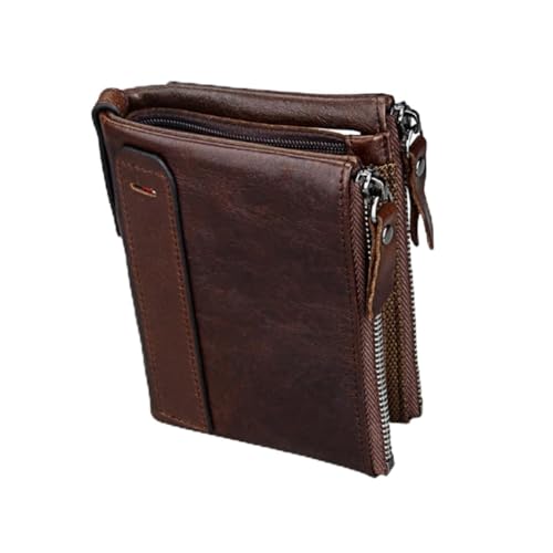 WOFASHPURET Geldbörse Reißverschluss Für Männer Mit Innenfach Münzfach Und Fotohalter Für Kreditkarten Bargeld Und Münzen von WOFASHPURET