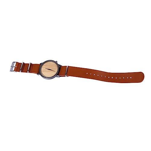 WOFASHPURET Natural Wooden Watch Mit Lederarmband Casual Uhr Im Schlichten Design Für An Familie Und Freunde Zu Feiertagen Und Besonderen Anlässen von WOFASHPURET