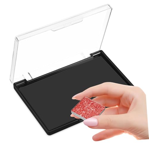 WOFASHPURET Leere Magnetische Lidschatten Palette aus Robustem Kunststoff mit Transparentem Deckel Magnetischem Make Up Tablett zur Flexiblen Organisation und Einfachem Reinigen Vielseitig von WOFASHPURET