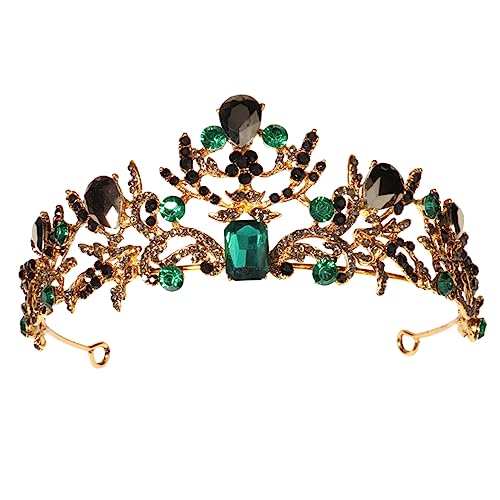WOFASHPURET Legierungs Tiara mit Funkelnden Kristallen Leichtes Braut Haar Accessoire für Hochzeit Party und Fest Luxuriöses Stirnband Kopfschmuck für Damen von WOFASHPURET