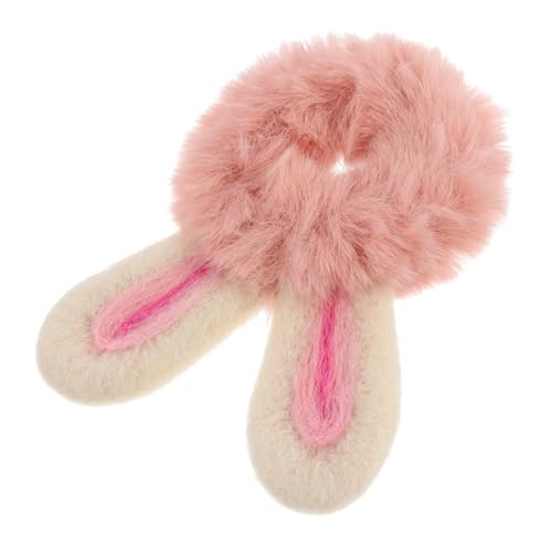 WOFASHPURET Lovely Animals Ohrform Plüsch Haargummis Für Mädchen Fuzzy Scrunchies Mit Kaninchenohren Haaraccessoires Für Weihnachten Und Cosplay-events von WOFASHPURET