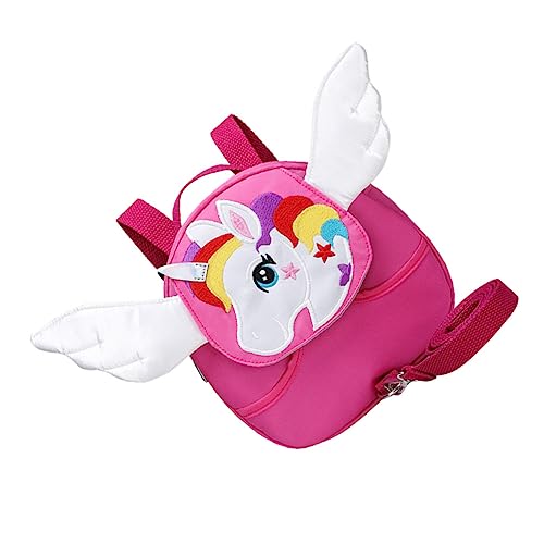WOFASHPURET Lovely Cartoon Anti-Lost Backpack Für Mädchen Verstellbarer Schulranzen Mit Abnehmbarem Sicherheitsseil Für Frühe Und Alltag Langlebig Und von WOFASHPURET