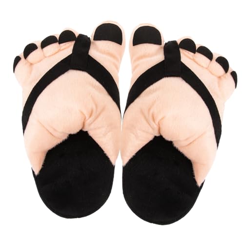WOFASHPURET Lustige Halloween Riesenfuß Hausschuhe Große Grüne Cosplay Slipper mit Fünf Zehen Langlebige Party Requisiten für Fasching Verkleidung und Maskerade Unisex Einheitsgröße von WOFASHPURET