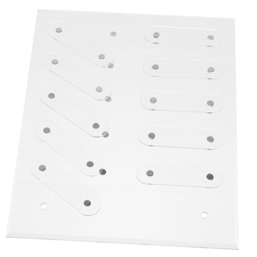 WOFASHPURET Magnetischer Nagelkunst Display Board aus Acryl Langlebiger Nagelspitzenhalter mit Ständer für Nagelstudio und DIY Nagelkunst Präsentation Multifunktional für Frauen und Maniküre von WOFASHPURET