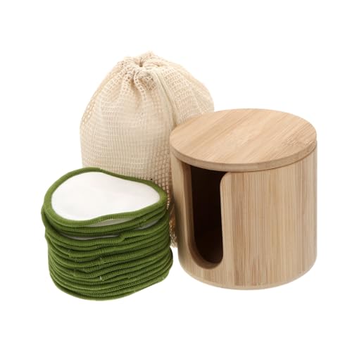 WOFASHPURET Make-up-entferner-pads Wiederverwendbar Für Zuhause Reisen Make-up-entferner-tuch Mit Aufbewahrungsbox Und Tasche von WOFASHPURET