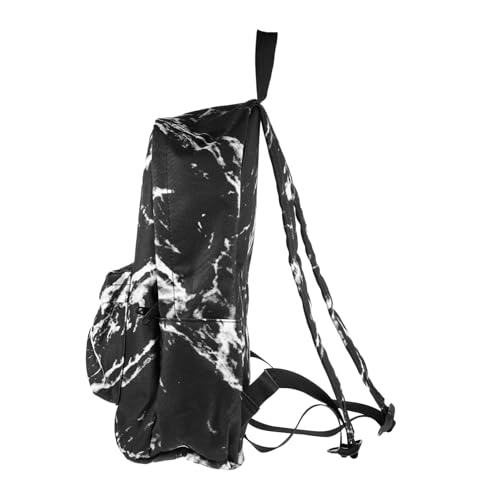 WOFASHPURET Marmor Textur Canvas Rucksack für Reisen Doppelschulter Rucksack Langlebig Geeignet für Studenten und Mädchen Eleganter Schultasche von WOFASHPURET