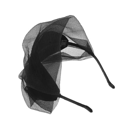 WOFASHPURET Netzschleier Fascinator Stirnband Haarreif Baskenmütze Hut Party-haarband Kopfbedeckung Für Hochzeitsfeier Haarzubehör von WOFASHPURET